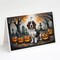 Edge Collections - 5" x 7" - Multicolor - Welsh Springer Spaniel Spooky Halloween Greeting Cards Blank Cards with Envelopes - 8 Pieces